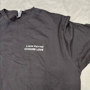 Liam Payne Choose Love Black Short Sleeve Tee